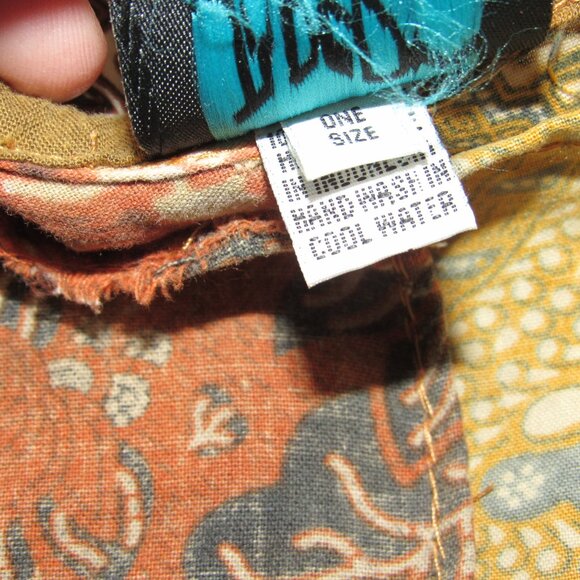 Jaded Gypsy Patchwork Kimono Duster One Size Boho Lagenlook Hippie Handmade - Picture 5 of 6